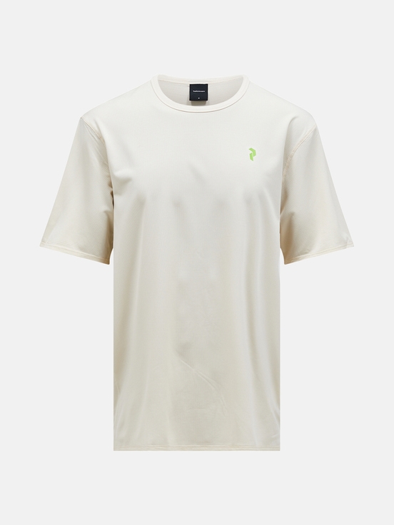 Cream Men Peak Performance Trail Shortsleeve T-shirt | US-AUCBS1095