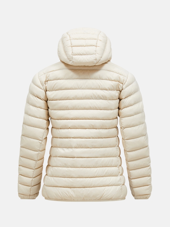 Cream Women Peak Performance Down Liner Hood Down Jacket | US-GCKFV2807