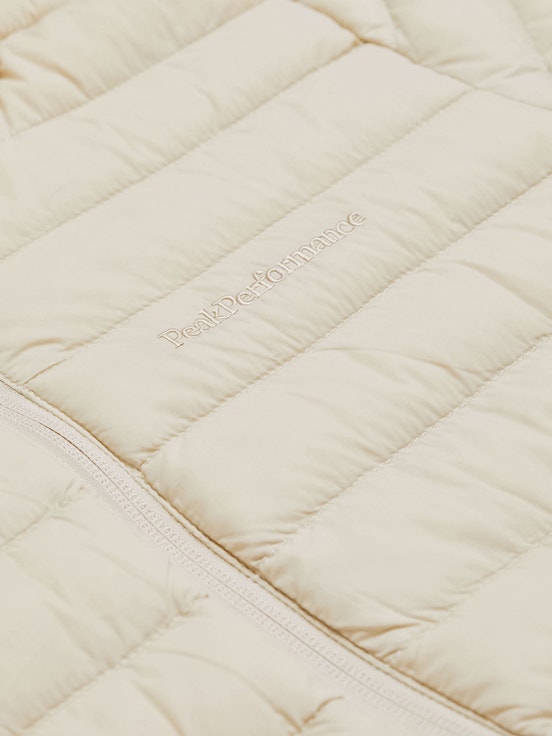 Cream Women Peak Performance Down Liner Hood Down Jacket | US-GCKFV2807