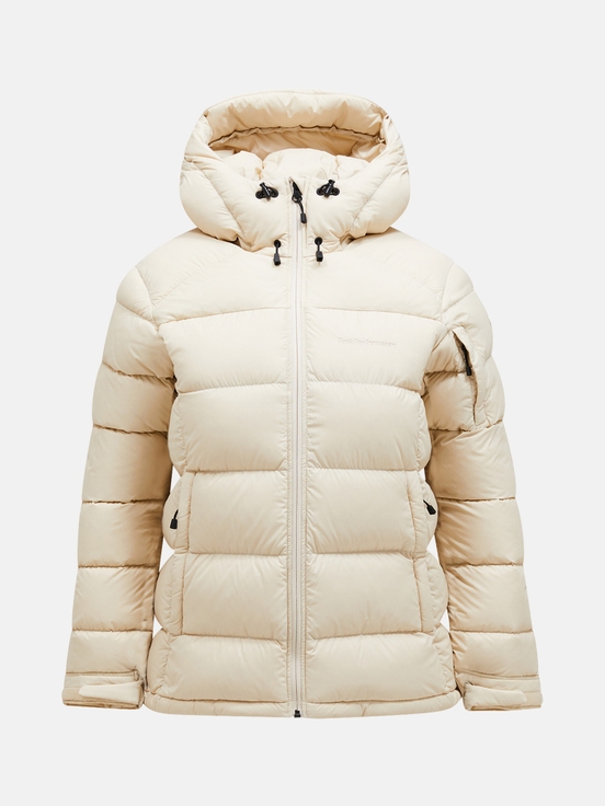 Cream Women Peak Performance Frost Down Jacket | US-GDBCW2510