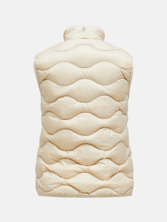 Cream Women Peak Performance Helium Down Vest | US-ZKFUV5741