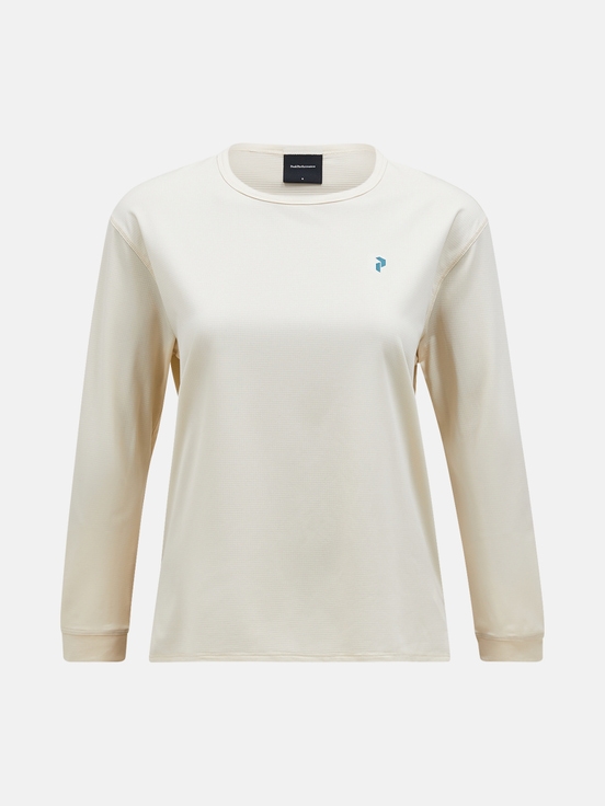 Cream Women Peak Performance Trail Longsleeve T-shirt | US-NRCUT4698