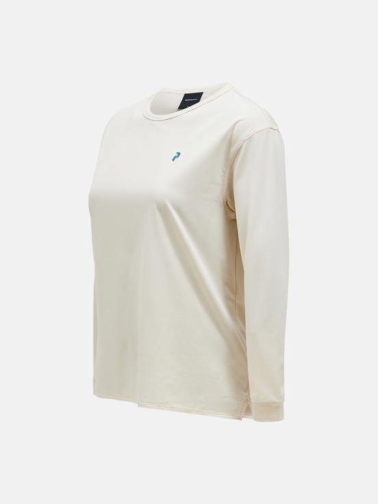 Cream Women Peak Performance Trail Longsleeve T-shirt | US-NRCUT4698