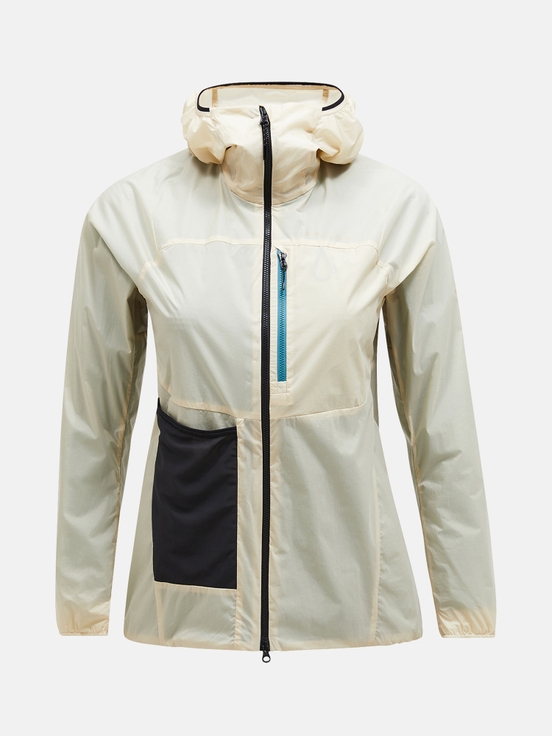 Cream Women Peak Performance Vislight Polartec® Alpha™ Insulated Wind Jacket | US-NDEHO0352