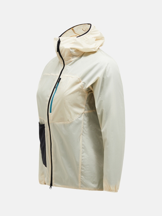 Cream Women Peak Performance Vislight Polartec® Alpha™ Insulated Wind Jacket | US-NDEHO0352