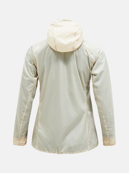 Cream Women Peak Performance Vislight Polartec® Alpha™ Insulated Wind Jacket | US-NDEHO0352