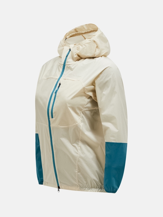 Cream Women Peak Performance Vislight Wind Jacket | US-CJYIH3197