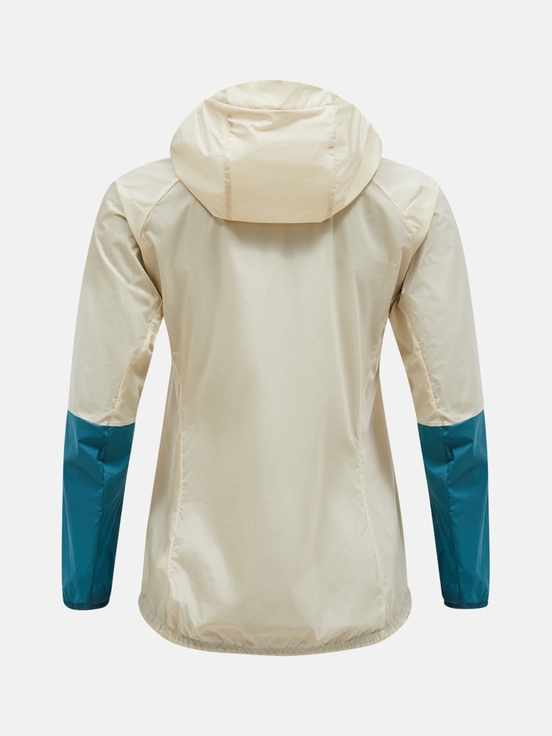 Cream Women Peak Performance Vislight Wind Jacket | US-CJYIH3197