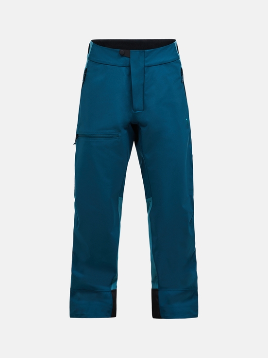 Dark Blue Men Peak Performance Ascent Softshell Ski Pants | US-HMNAZ8603