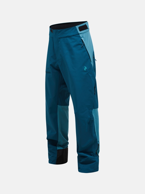 Dark Blue Men Peak Performance Ascent Softshell Ski Pants | US-HMNAZ8603