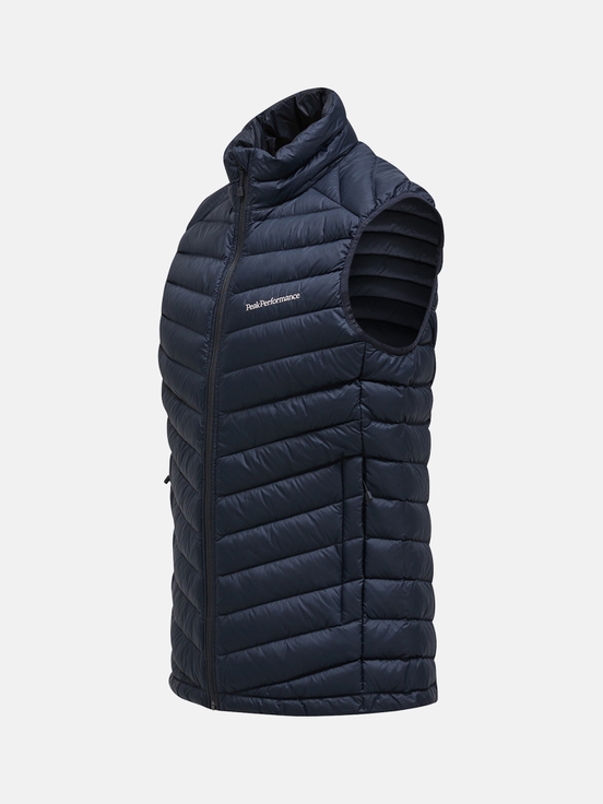 Dark Blue Men Peak Performance Frost Down Vest | US-MWKFV0312