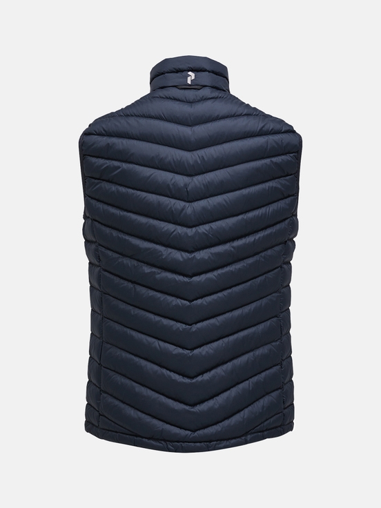 Dark Blue Men Peak Performance Frost Down Vest | US-MWKFV0312