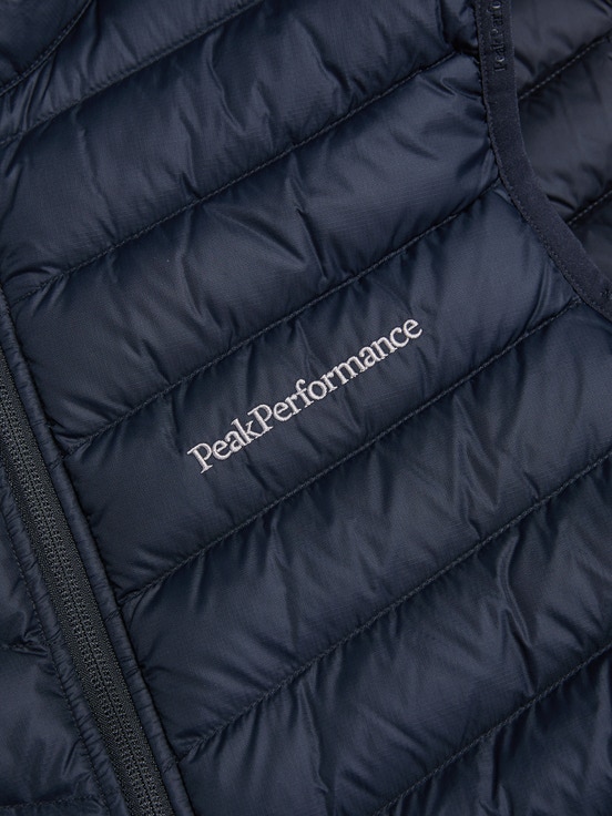 Dark Blue Men Peak Performance Frost Down Vest | US-MWKFV0312