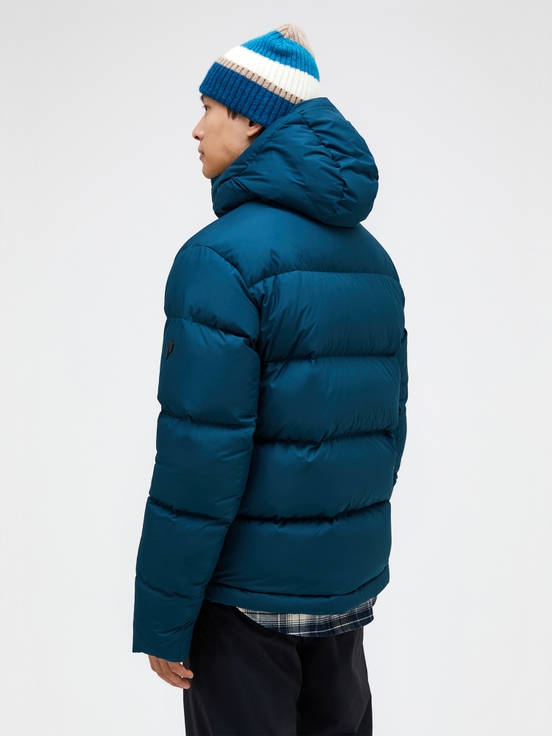 Dark Blue Men Peak Performance Rivel Down Jacket | US-SXLMY1587