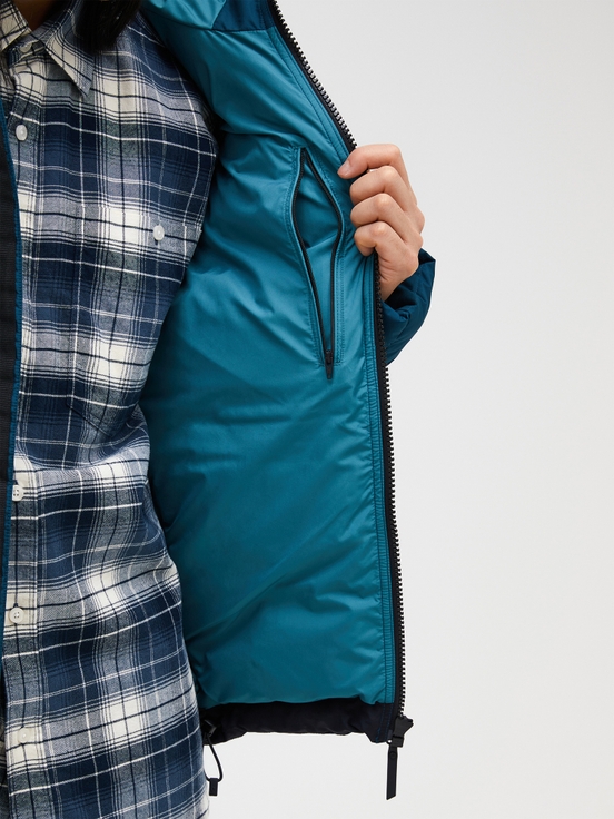 Dark Blue Men Peak Performance Rivel Down Jacket | US-SXLMY1587