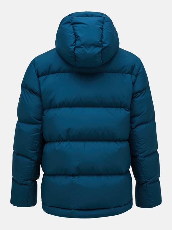 Dark Blue Men Peak Performance Rivel Down Jacket | US-SXLMY1587