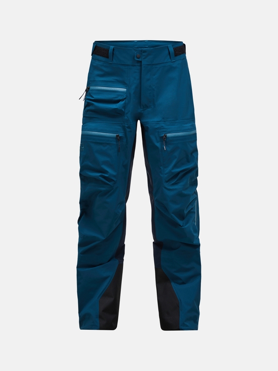 Dark Blue Men Peak Performance Vislight Gore-tex C-knit 3l Shell Ski Pants | US-ZWDUV7306