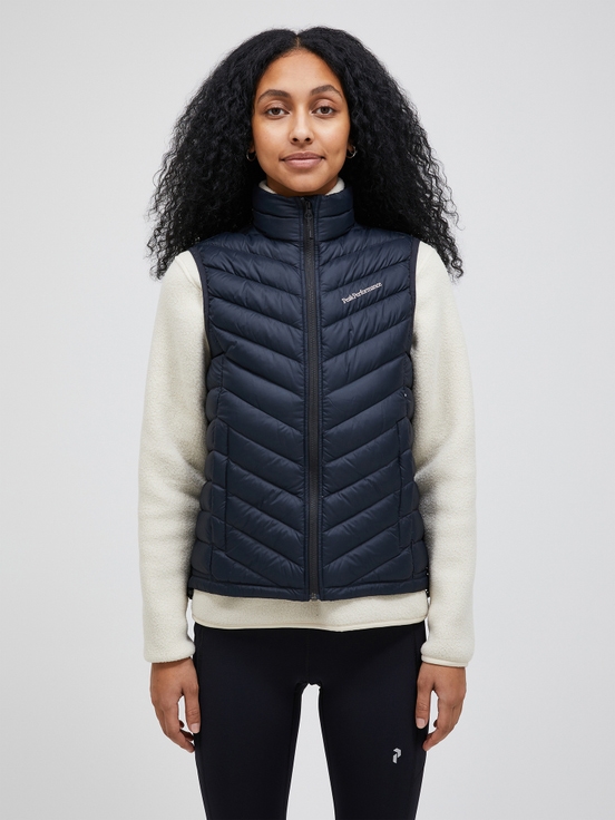 Dark Blue Women Peak Performance Frost Down Vest | US-DCXAW8146