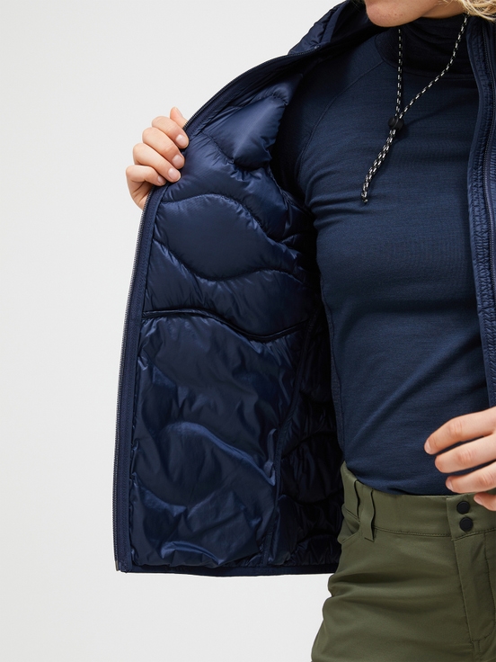 Dark Blue Women Peak Performance Helium Down Jacket | US-ZIAOP2058