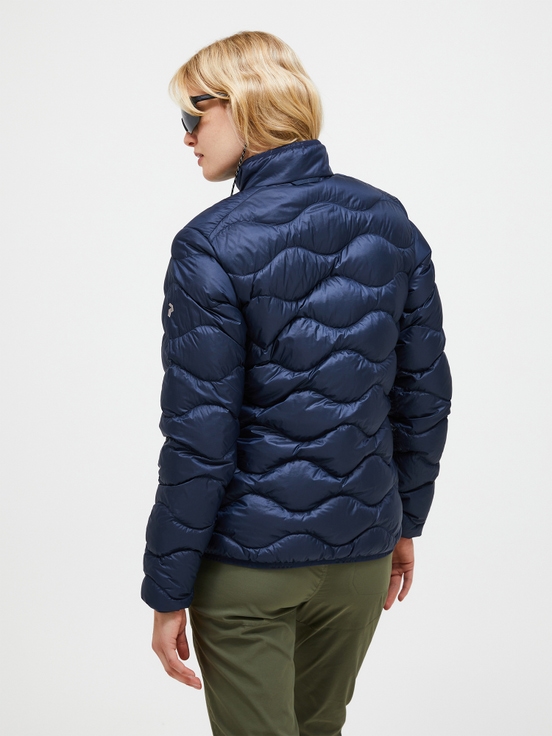 Dark Blue Women Peak Performance Helium Down Jacket | US-ZIAOP2058