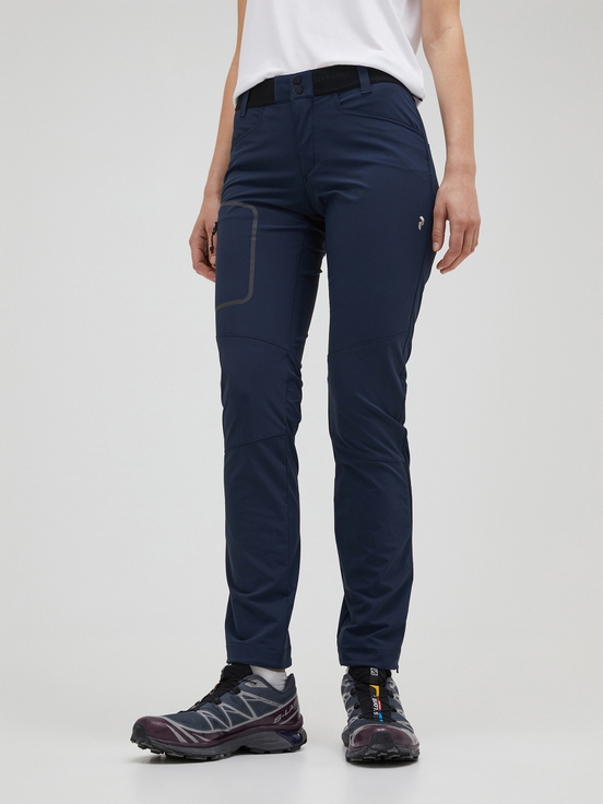 Dark Blue Women Peak Performance Light Softshell Scale Pants | US-RKBYX3709