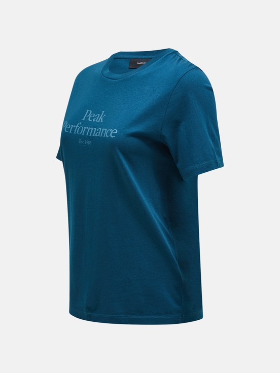 Dark Blue Women Peak Performance Original T-shirt | US-OWVHS8139