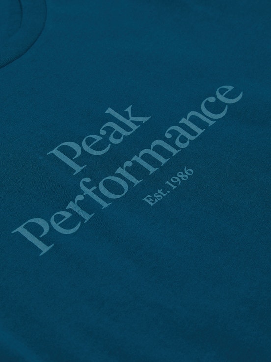 Dark Blue Women Peak Performance Original T-shirt | US-OWVHS8139