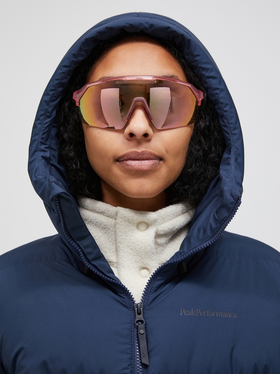 Dark Blue Women Peak Performance Rivel Puffer Down Jacket | US-JEFOM1945