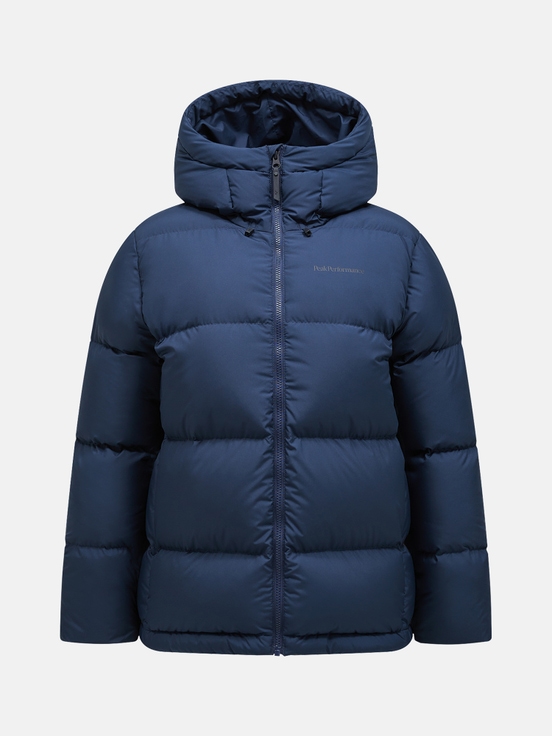 Dark Blue Women Peak Performance Rivel Puffer Down Jacket | US-JEFOM1945