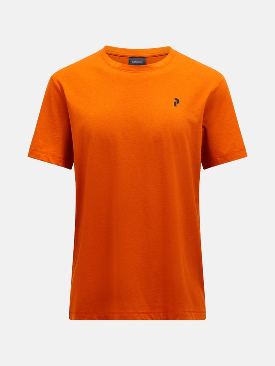 Dark Orange Men Peak Performance Explore Graphic T-shirt | US-AMWTY4879