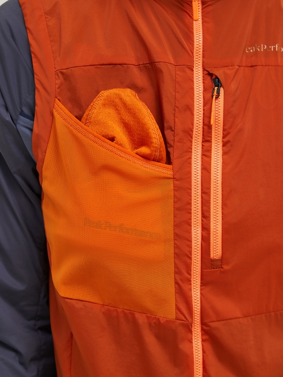 Dark Orange Men Peak Performance Vislight Polartec® Alpha™ Vest | US-VXOCT1403