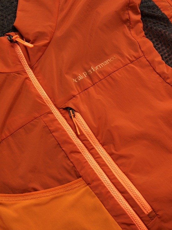 Dark Orange Men Peak Performance Vislight Polartec® Alpha™ Vest | US-VXOCT1403