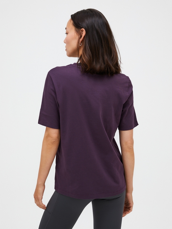 Dark Purlple Women Peak Performance Original Small Logo T-shirt | US-FZGSJ9081