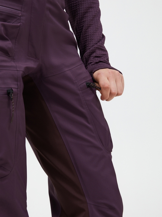 Dark Purlple Women Peak Performance Vislight Gore-tex C-knit 3l Shell Ski Pants | US-SUMDT4051