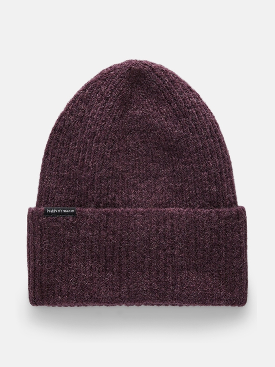 Dark Purlple Women Peak Performance Woolblend Hat | US-CDXYN2697