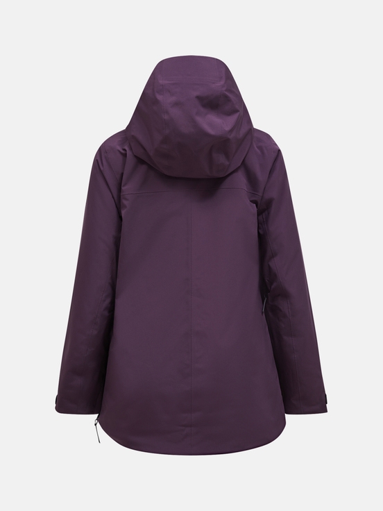 Dark Purple Women Peak Performance 2l Insulated Shell Anorak Windbreaker | US-HFDNJ7462