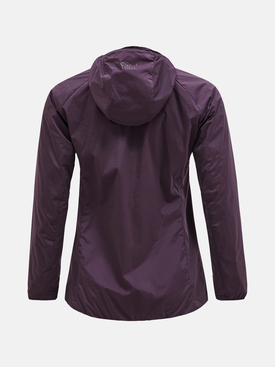 Dark Purple Women Peak Performance Vislight Polartec® Alpha™ Insulated Wind Jacket | US-TFJPM7935