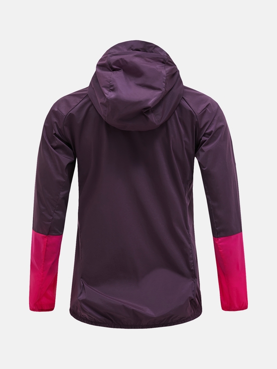 Dark Purple Women Peak Performance Vislight Wind Jacket | US-TICNY7350