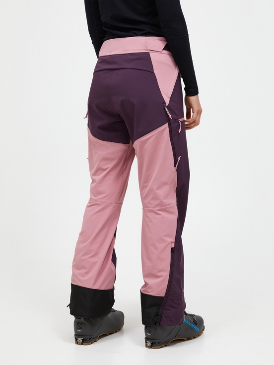 Dark Purple / Pink Women Peak Performance Ascent Softshell Ski Pants | US-CRXID9647