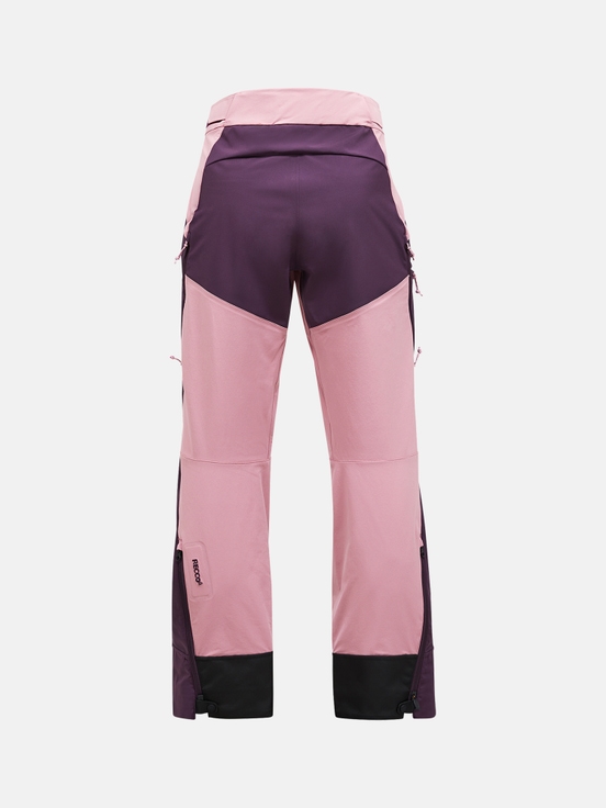 Dark Purple / Pink Women Peak Performance Ascent Softshell Ski Pants | US-CRXID9647