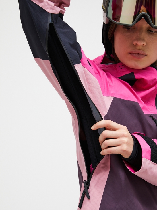 Dark Purple / Pink Women Peak Performance Vertical Gore-tex Pro 3l Shell Ski Jacket | US-KVDHU8714