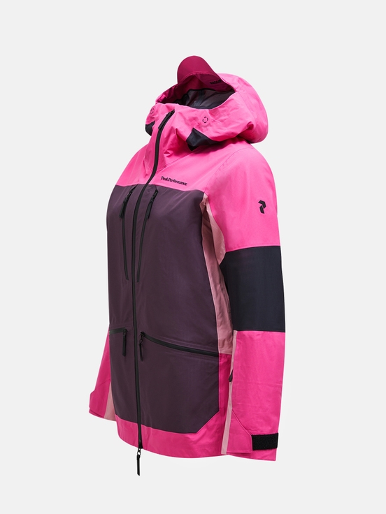 Dark Purple / Pink Women Peak Performance Vertical Gore-tex Pro 3l Shell Ski Jacket | US-KVDHU8714