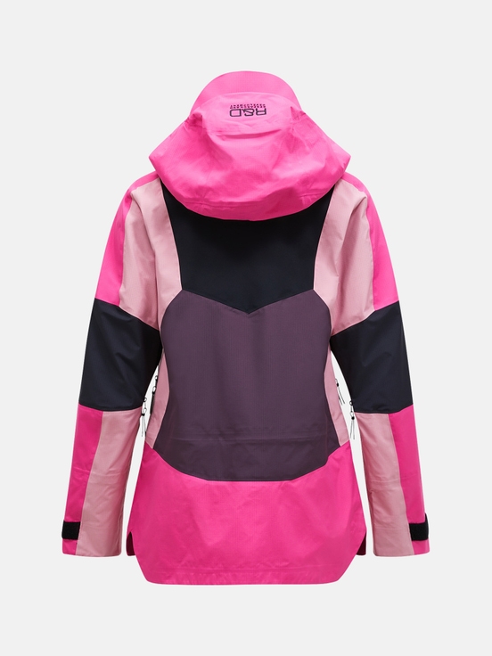 Dark Purple / Pink Women Peak Performance Vertical Gore-tex Pro 3l Shell Ski Jacket | US-KVDHU8714