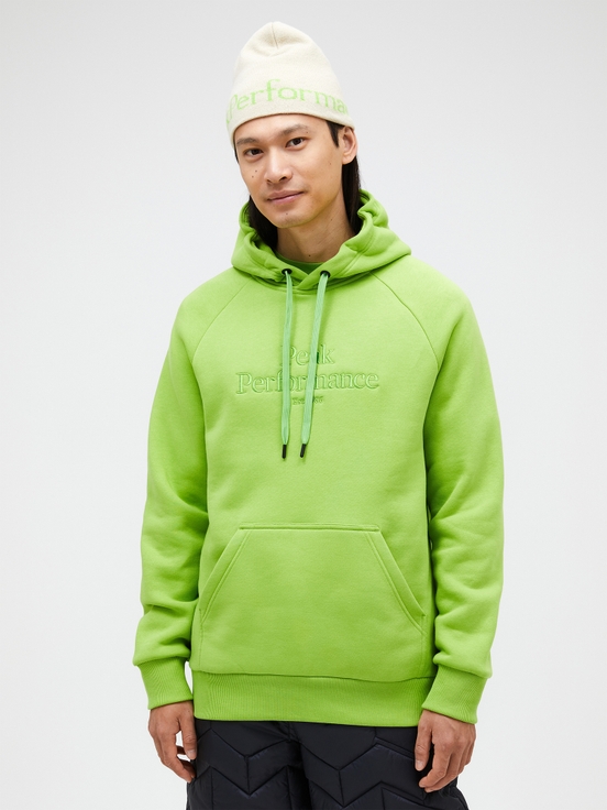 Green Men Peak Performance Original Hoodie | US-EQSVD6914