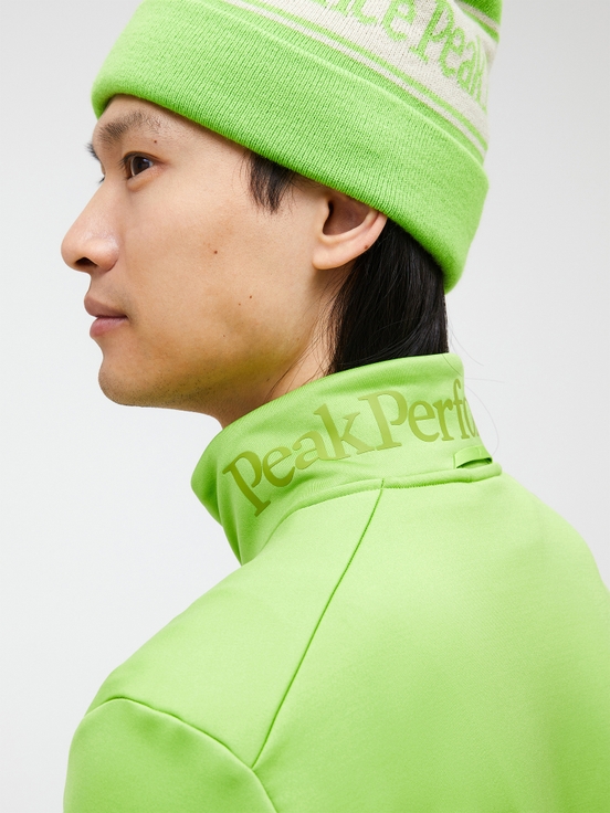 Green Men Peak Performance Rider Tech Zip Midlayers | US-LHAVS5830