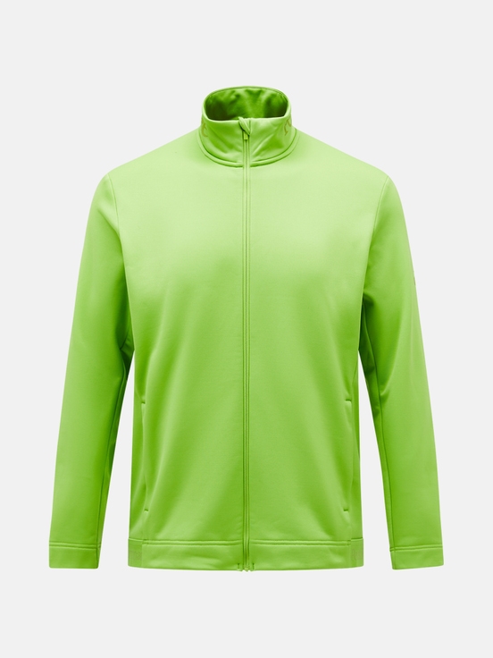 Green Men Peak Performance Rider Tech Zip Midlayers | US-LHAVS5830