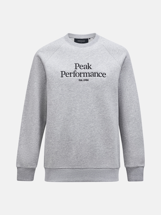 Grey Men Peak Performance Original Crew Sweatshirt | US-NBTAG3984