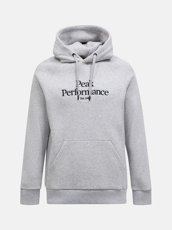 Grey Men Peak Performance Original Hoodie | US-OLPZQ6087