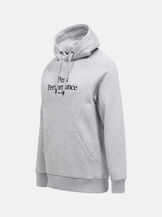 Grey Men Peak Performance Original Hoodie | US-OLPZQ6087