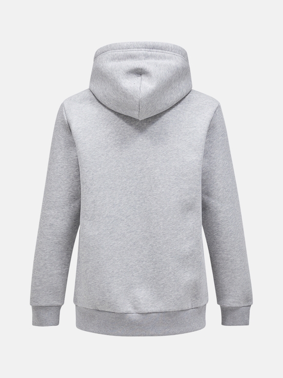 Grey Men Peak Performance Original Small Logo Zip Hoodie | US-NRJKQ5860